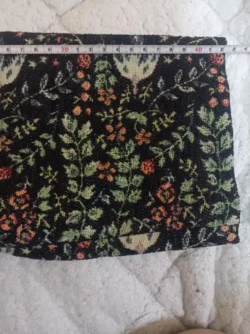 꽃무늬 긴팔 무릎 기장 원피스