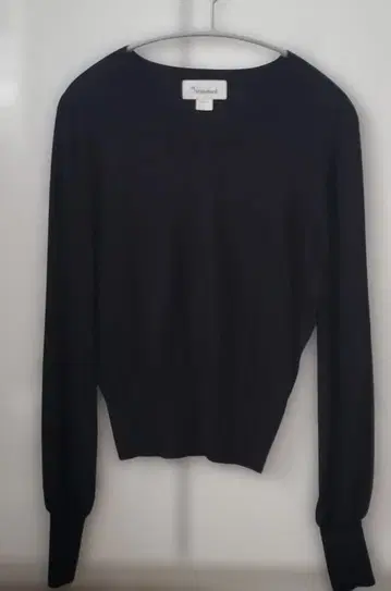 [ H/standard ] V넥 실크 혼방 니트