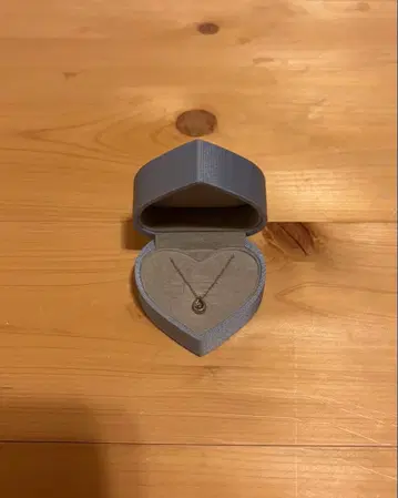 THE KISS 실버 펜던트 목걸이