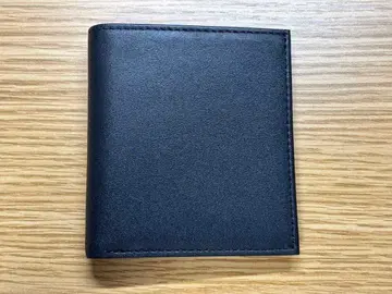 황거 지갑 한정품 2단 접이식 지갑 천연 가죽 블랙