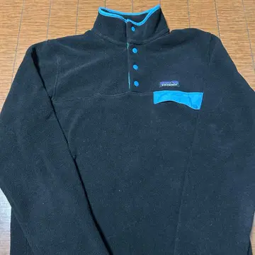 patagonia Synchilla 플리스 자켓 XS 블랙/파랑