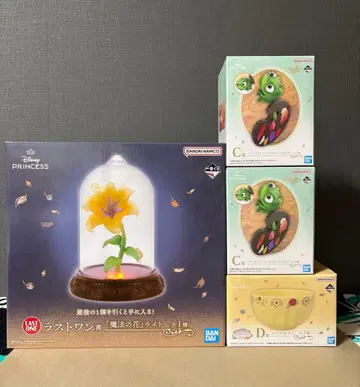 디즈니 프린세스 라스트 원 마법의 꽃 피규어 세트