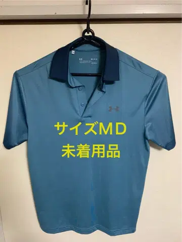 언더 아머 블루 피케 셔츠 MD