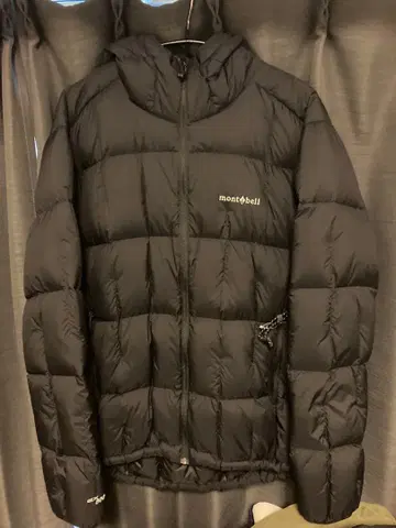 몽벨 네쥬 다운 블랙 L 주머니 포함