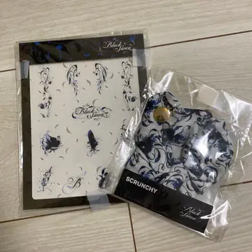 Black Swan 스크런치와 스티커 세트