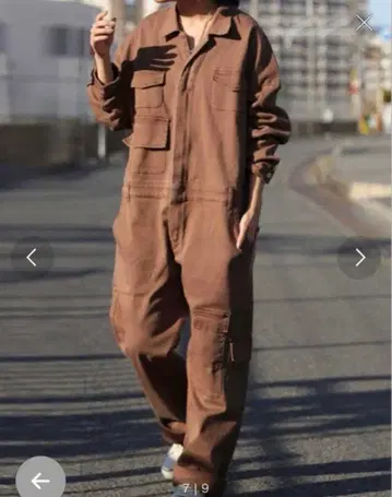 antiqua 점프슈트 올인원 작업옷