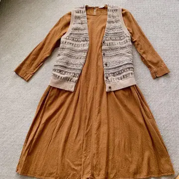 스튜디오 클립 원피스, 사만사 모스모스 니트 베스트 2종 세트