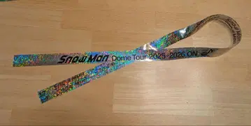 Snow Man Dome Tour 2025-2026 ON 은색 테이프