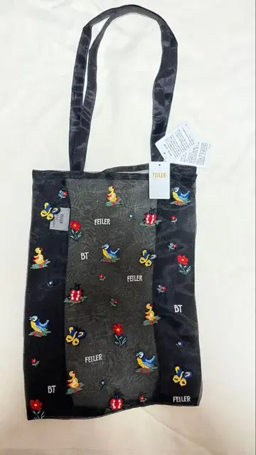 FELLER 콜라보 브리지트 타나카 토트백 블랙