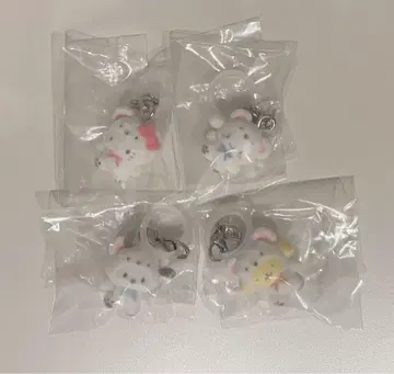 산리오 플로키 포근포근 스노우 메지루시 참 메지루시 액세서리