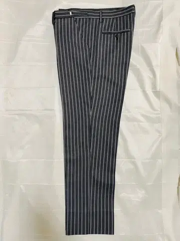 모닝 코트용 콜 팬츠 XL 스트라이프 포멀 조절 부착