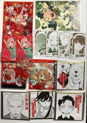 [ 익명 배송 ] SPY x FAMILY 점프라전 굿즈 + 혜택