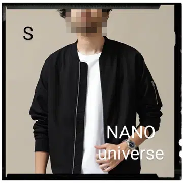 NANO universe [ 새상품급 ] 밀라노 리브 MA-1 블루종
