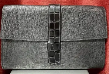 [ 새상품급 ] 메종 타쿠야 MAISOM TAKUYA 클러치백 크로커다일