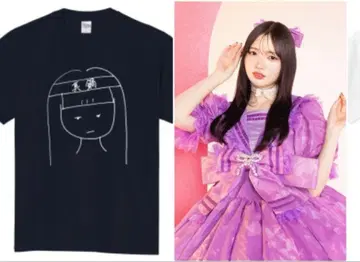 마나베 나기사 아소바냐손손 T셔츠 블랙