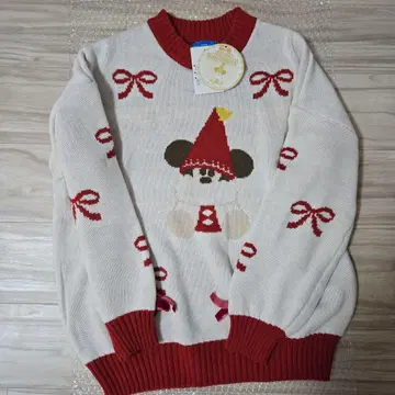 미사용 새상품 디즈니 크리스마스 2025 리루린린 스웨터