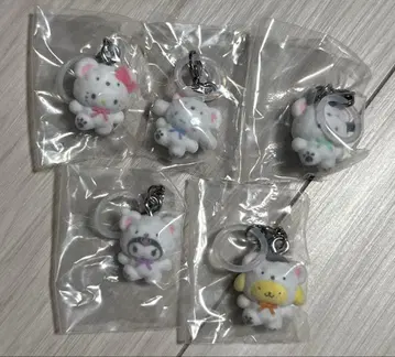 산리오 메지루시 액세서리 푹신푹신 스노우 세미 컴플리트