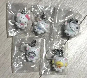 산리오 메지루시 액세서리 푹신푹신 스노우 세미 컴플리트