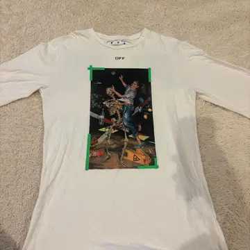OFF 그래픽 T셔츠 화이트