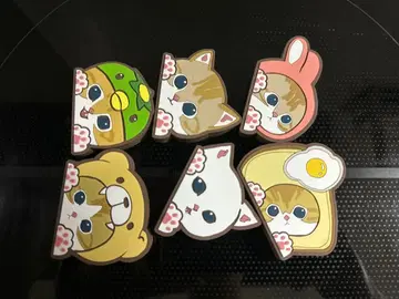 mofusand 히욧토 러버 마그넷 6개 세트