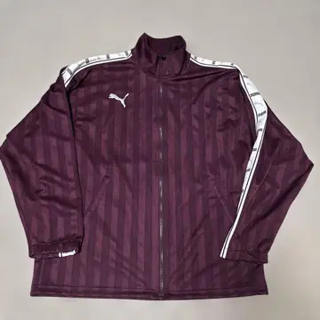 PUMA 푸마 자수 로고 백 프린트 트랙 자켓 짧은 기장 y2k