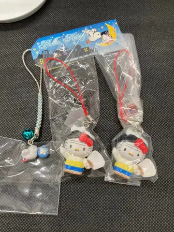 헬로키티 스트랩 3개 세트