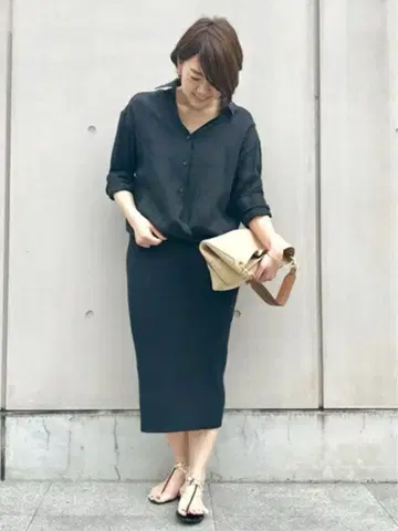 Deuxieme Classe 두지엠 클라세 타이트 스커트 블랙 36