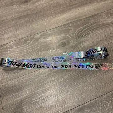 Snow Man Dome Tour 2025-2026 ON 은색 테이프