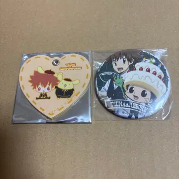 가정교사 히트맨 REBORN! 사와다 츠나요시 츠나 리본 캔뱃지 참