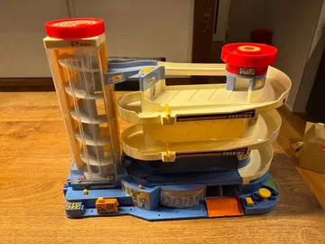 미니카 주차장 파랑/화이트/빨간색