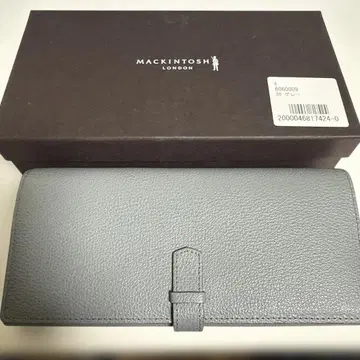 MACKINTOSH LONDON 그레이 가죽 장지갑