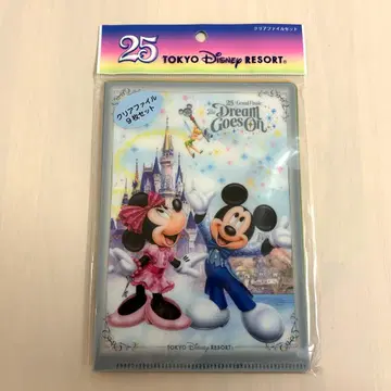 도쿄 디즈니 리조트 25주년 기념 클리어 파일