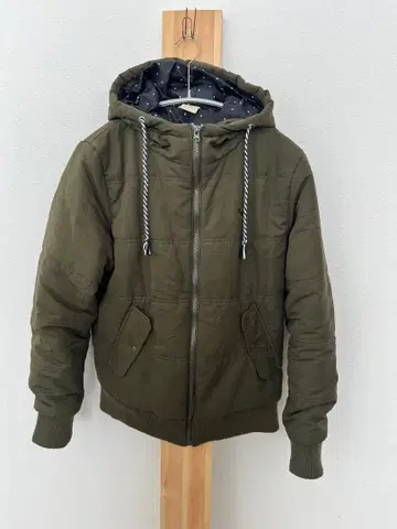 ROXY 후드 부착 다운 자켓 M 올리브