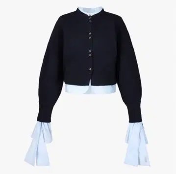 Bibiy. ANGELIQUE KNIT 네이비 가디건