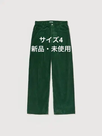 PIGMENT DYED FINX CORDUROY WIDE 5P PANTS