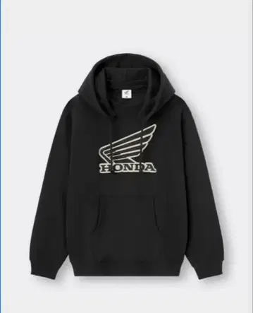 HONDA 블랙 후드티