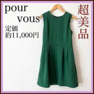 새상품급 pourvous 풀뷰 원피스 무릎 기장 원피스 드레스