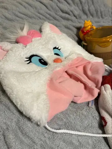 마리 귀 달린 플리스 캡 디즈니 크리스마스