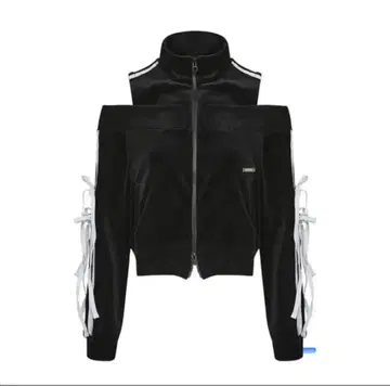 NOT KNOWING 벨로아 리본 트랙 상의 블랙