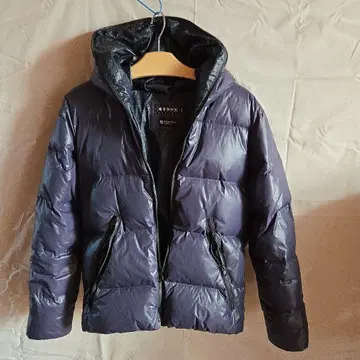 BEAMS 다크 네이비 다운 자켓 S