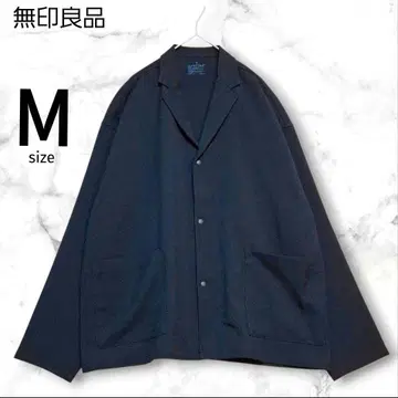 [ 무인양품 ] 자켓 저리 소재 경량 블랙 M