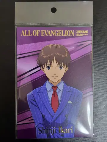 ALL OF EVAGELION 30주년 기념전 금박 엽서 5장 세트