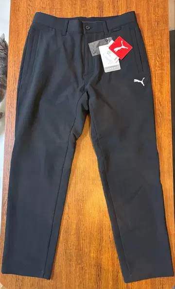 [ 미사용 새상품 ] 가을 겨울용 PUMA 남성용 골프 팬츠 블랙 M
