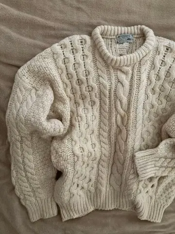 스웨터 아일랜드 피셔맨 니트