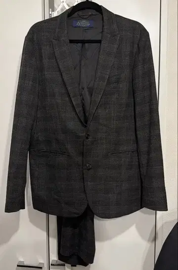 NANO UNIVERSE 셋업 XL 글렌체크 캐주얼 수트