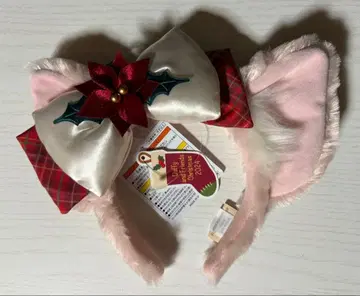 디즈니씨 리나벨 머리띠 크리스마스 새상품 택 포함