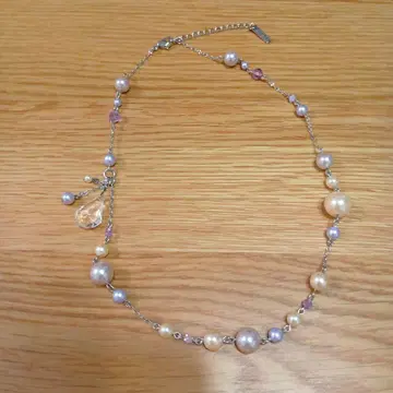 펄 비즈 체인 목걸이