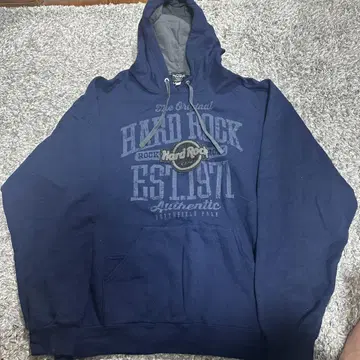 HARD ROCK CAFE authentic 네이비 후드티