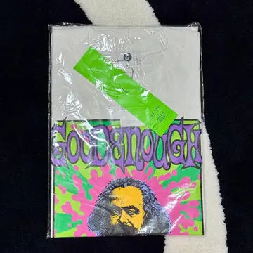 GOODENOUGH x KOZIK 마르크스 T셔츠 화이트 L 타입 C