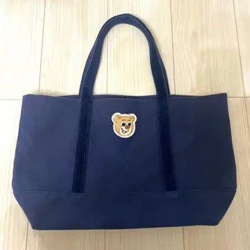 FEILER 올드 테디 토트백 대 네이비